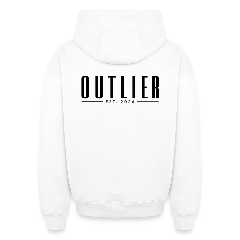 NOIR — OVERSIZED HOODIE - white