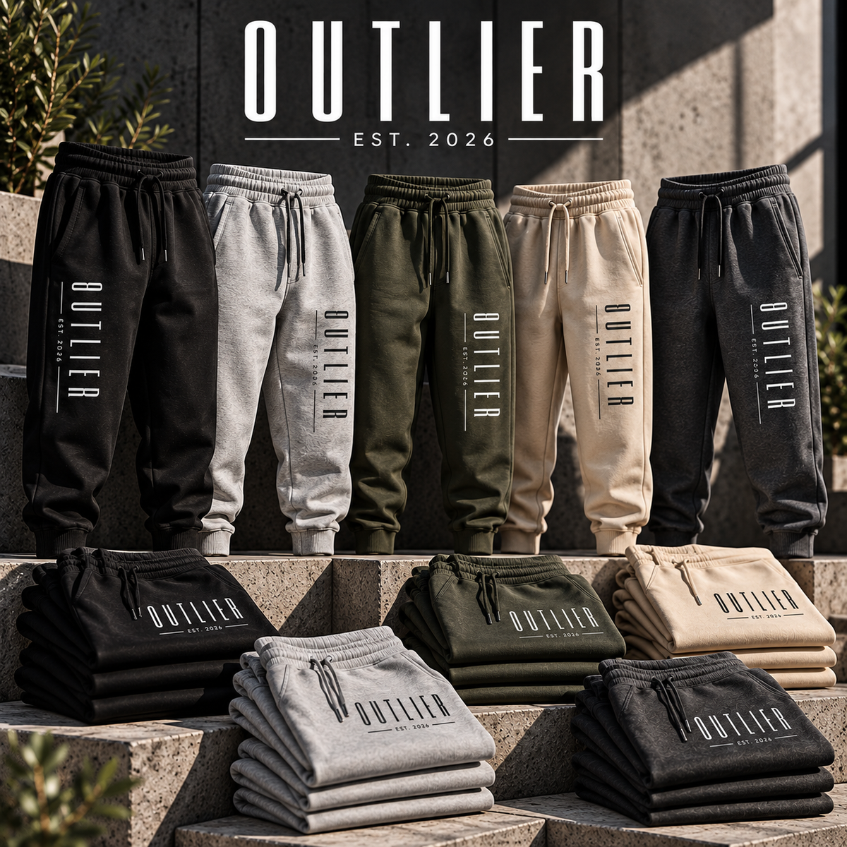DROP 01 — ESSENTIAL JOGGERS