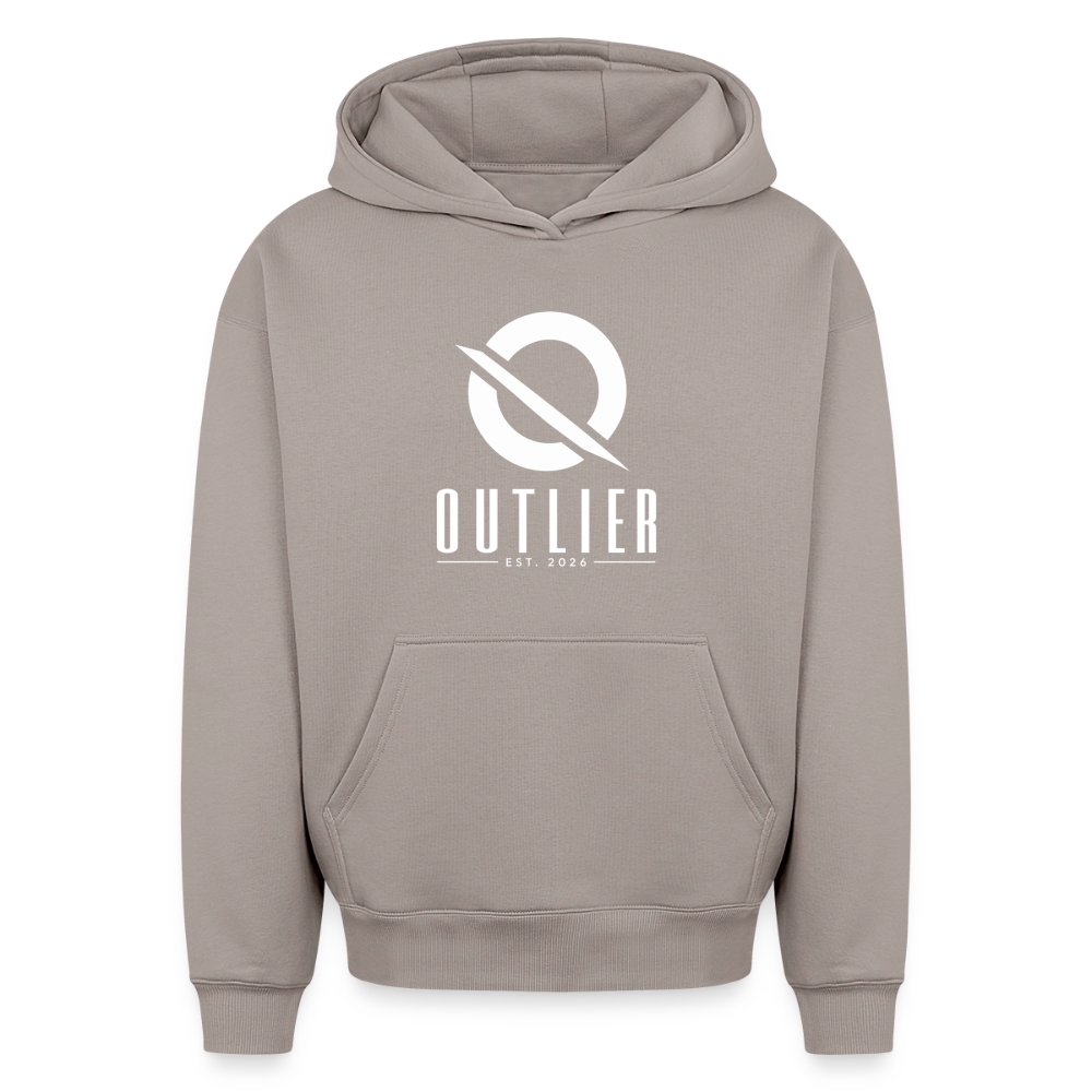 NOIR — OVERSIZED HOODIE - taupe