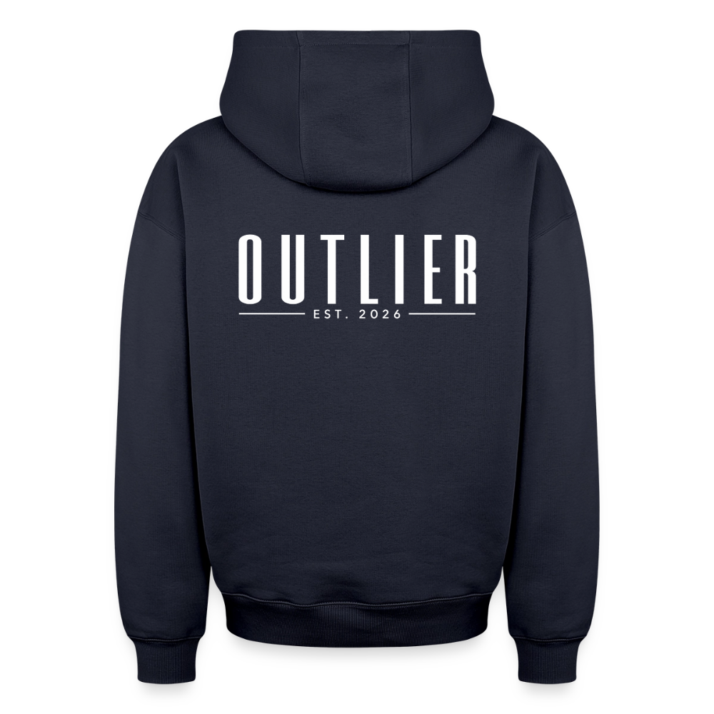 NOIR — OVERSIZED HOODIE - navy
