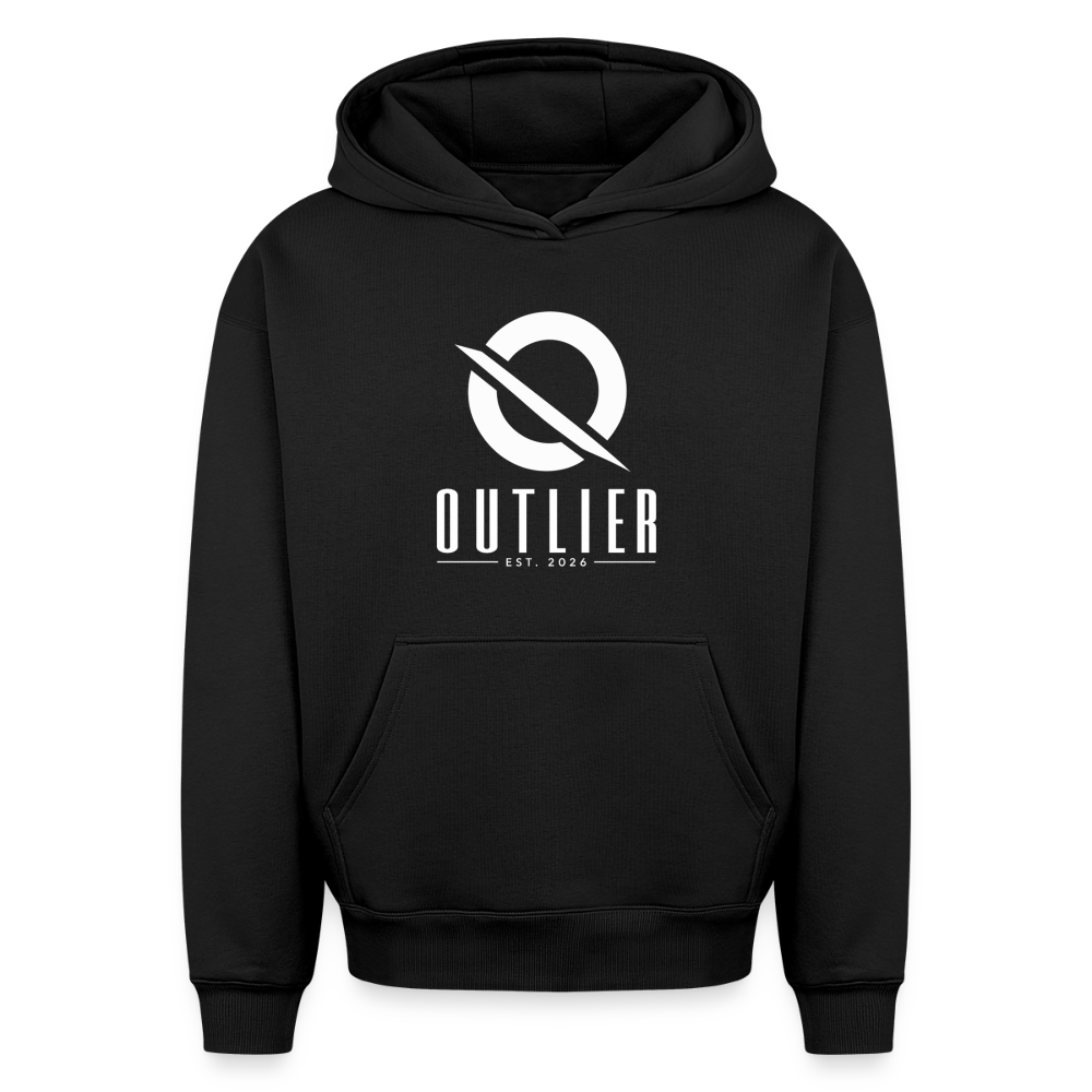 NOIR — OVERSIZED HOODIE - black