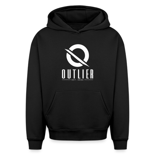 NOIR — OVERSIZED HOODIE - black