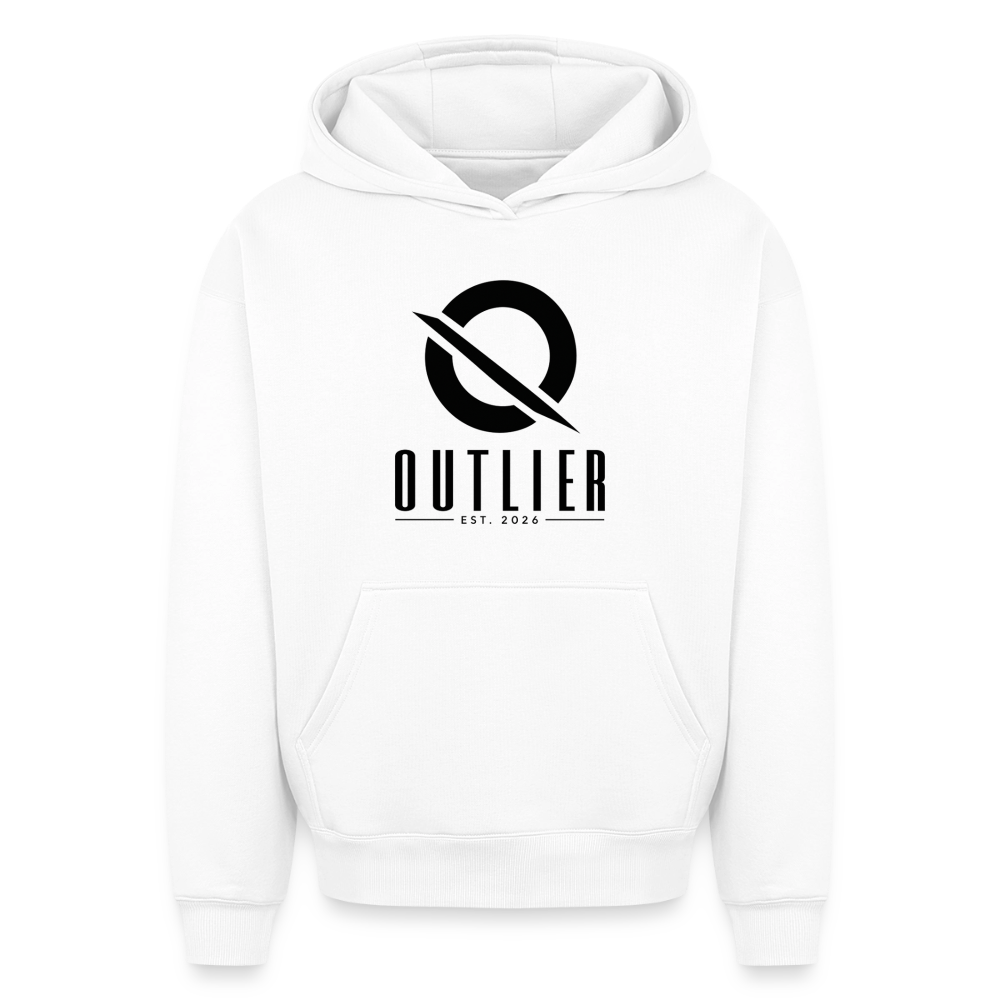 NOIR — OVERSIZED HOODIE - white