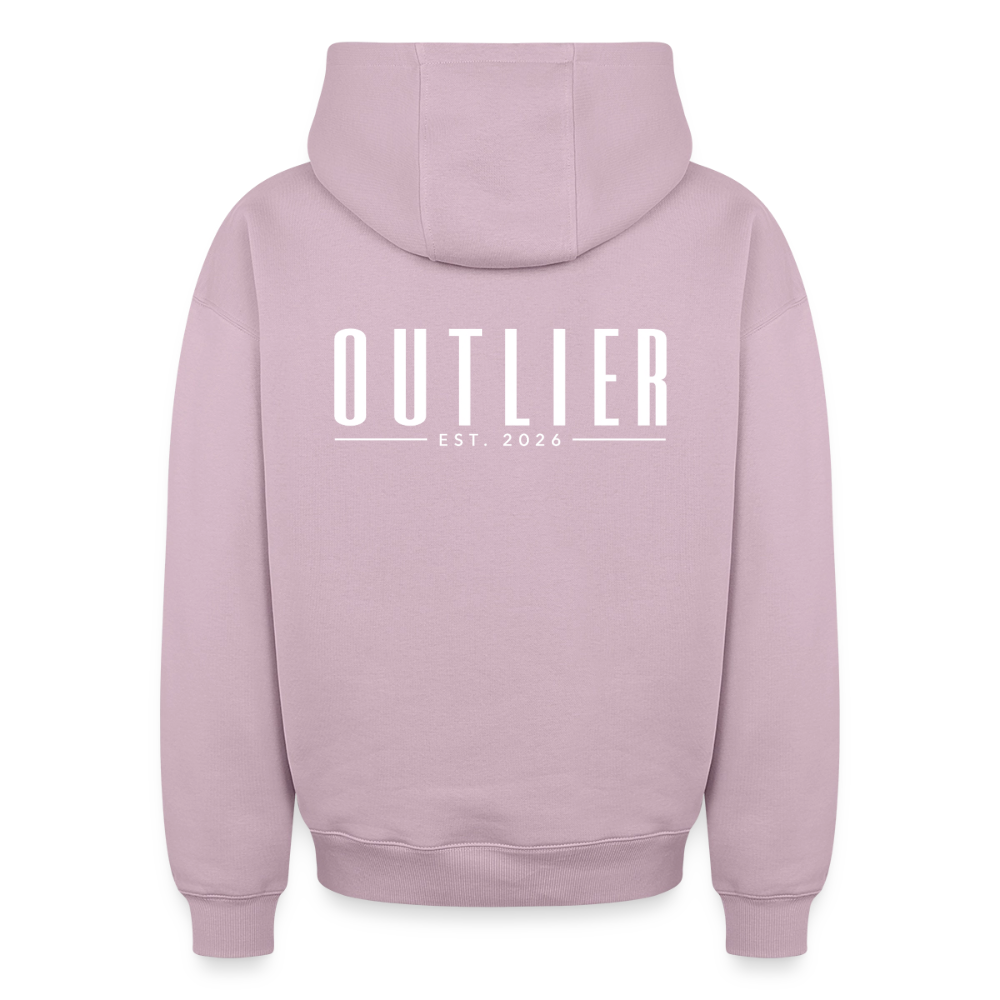 NOIR — OVERSIZED HOODIE - dusky pink