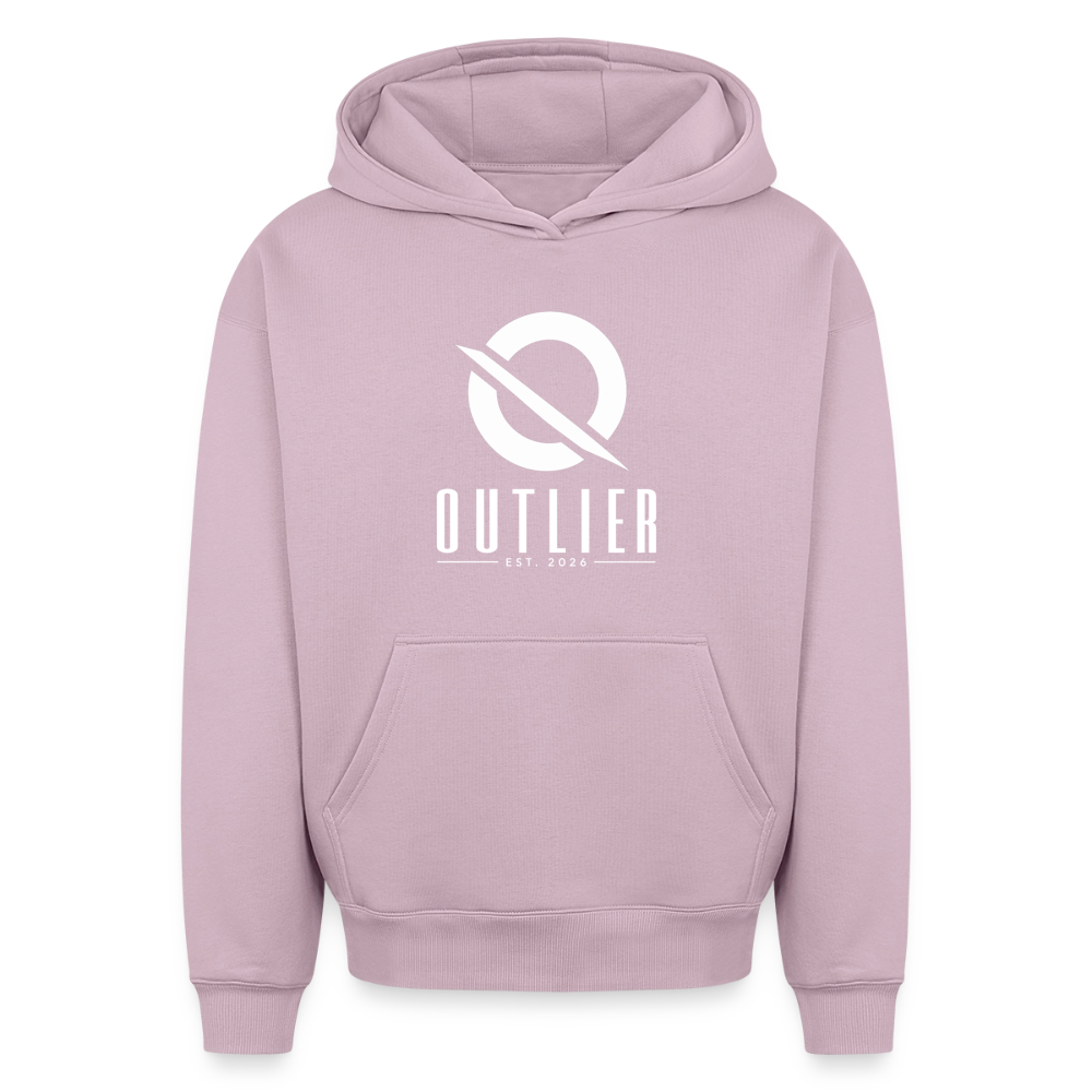 NOIR — OVERSIZED HOODIE - dusky pink